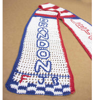 Patriot scarf with U.S.A. flag and Let's Go Brandon sign