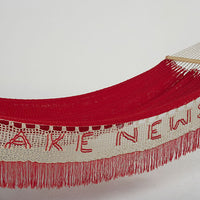 Single size red indoor and out door hammock