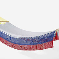 Garden or blue hammock Trump flag hammock