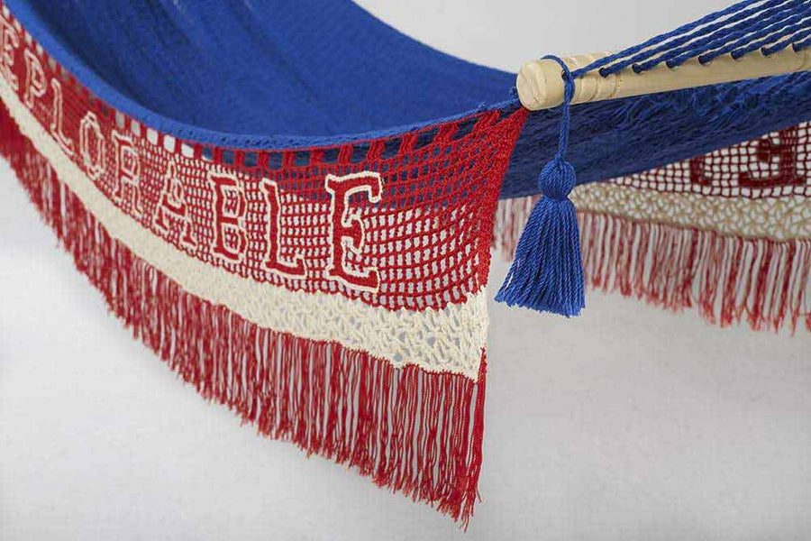 Shop for best polyester blue and red hammock