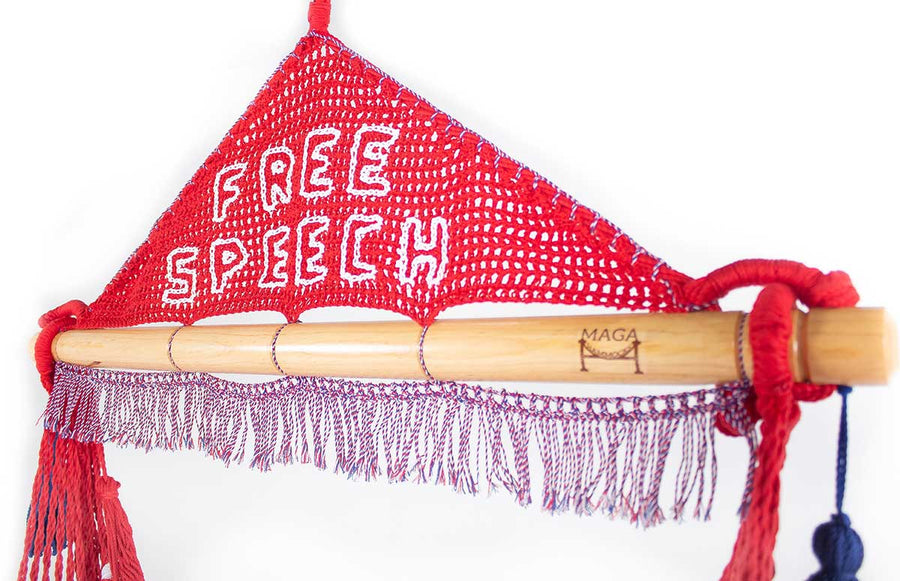 Free speech hammock chair 